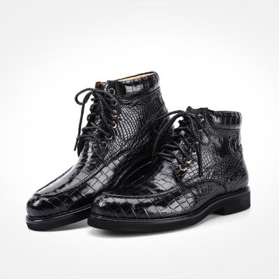 China Men Lightweight Crocodile Boots Alligator Genuine Leather Boot For Men for sale