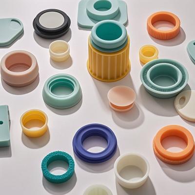 China 20-90 Shore Custom Silicone Moulding Parts Chemical Resistance Medical Silicone Molding for sale