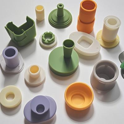 China 30 To 90 Shore A Custom Silicone Molded Parts With Temperature Chemical Resistance for sale