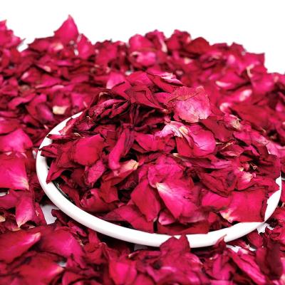 China Dry Low Temperature Dried Red Rose Petals Rose Flower Yunnan Tea Rose for sale