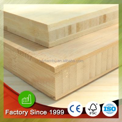 China Indoor Bamboo Panels 3 Layer 4x8 19mm Natural Horizontal Bamboo Plywood for sale