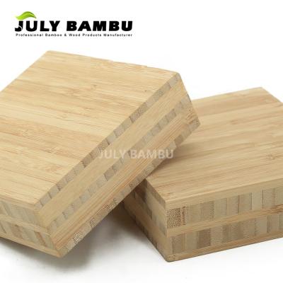 China Modern FSC Certificate Use 100% Solid Bamboo Lumber 38mm For Table Top And Bambo Wood Worktop for sale