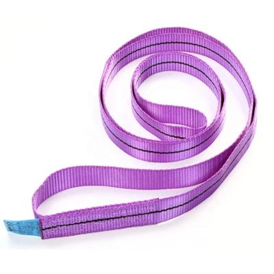 China Shaoxing Factory Heavy Duty Durable Flat Webbing 100% Polyester Shaoxing Endless Sling for sale