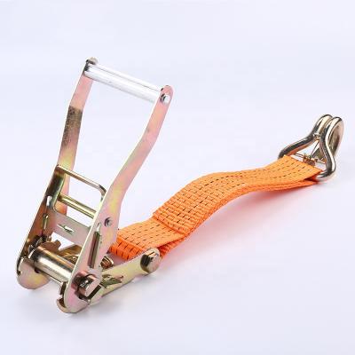 China China Factory Professional Polyester Webbing Flexible Ratchet Lashing Tie Down Strap for sale