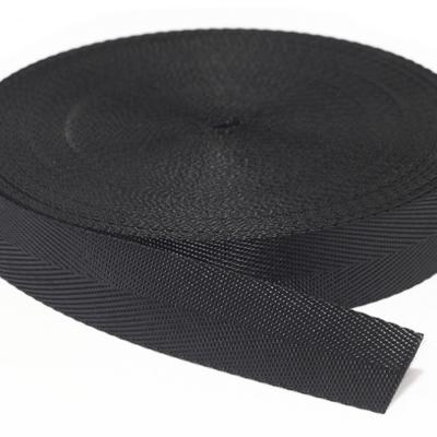 China 25mm Polyester Elastic Hot Sale Durable Heavy Duty Strong Plain Lashing Webbing Strap for sale