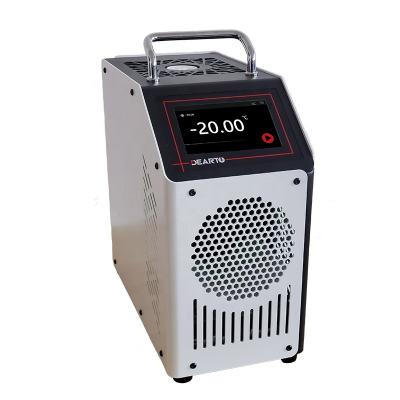 China 0.01 deg C PID self-control portable dry block well type -20 to 140 C low temperature calibrator for sale