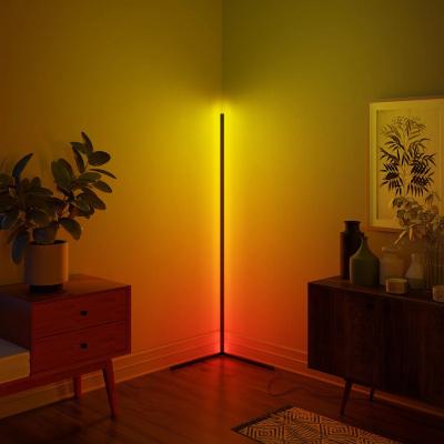 China Hot sale modern rgb floor lamp wifi led floor light new design micro music led floor lamp for sale