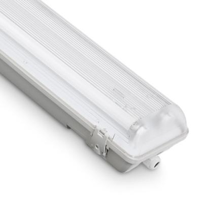 China Single warehouse 1x18 600mm T8 tube batten light fitting waterproof IP65 led led tube light for sale