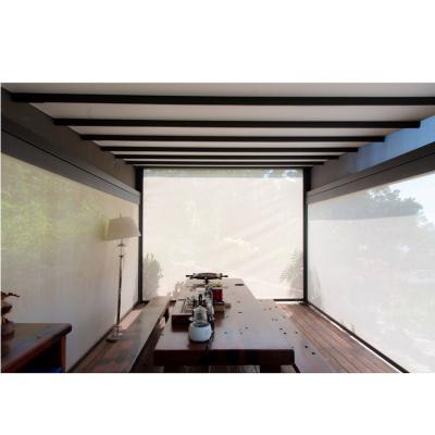 China PVC Garraf Sun 2021 shading motorized retractable pergola tent roof for outdoor patio pergola awning for sale