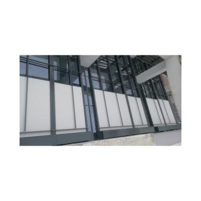 China Contemporary Zip Track Customized Outdoor Motorized Aluminum Screen Roller Curtain for sale