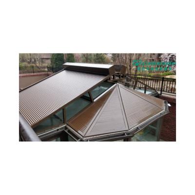 China Exterior Patio Roller Shades Contemporary Customized Rainproof Motorized Components for sale