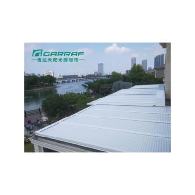 China Contemporary Decorative Outdoor Motorized Zipper Roller Blinds For Sun Shading for sale