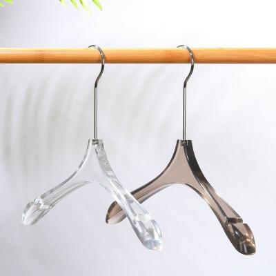 China Behind Doors/On Walls Women's Hangers With Non-Slip Notches For Acrylic Clothes Hanger for sale