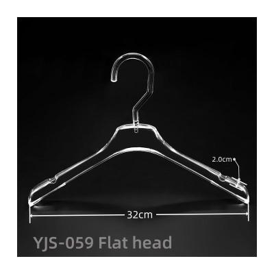 China Behind Doors/On Walls Acrylic Clear Suit Hangers , High End Quality Hangers for sale