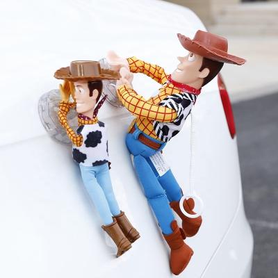 China Toys Hang Toy Auto Accessories Car Decoration Plush Light Year Car Dolls Plush HWA 100066 Toy Story Hot Woody Buzz for sale