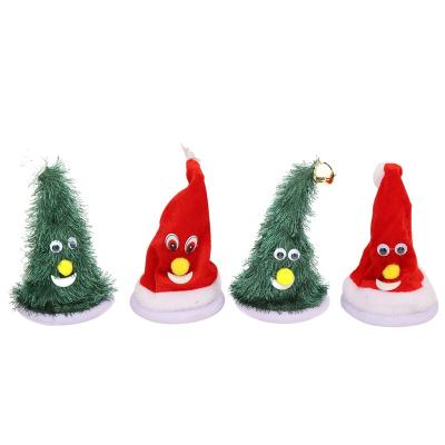 China ABS+PP+polyester HWF 100103 Electric Swing Cute Christmas Kids Toys Hat Christmas Items for sale