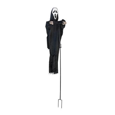 China New Halloween outdoor scarecrow/PVC fabric scarecrow scarecrow scarecrow ghost horror device mask decoration HWF 100555 for sale