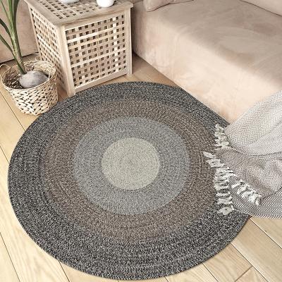 China Soft Washable Custom Bathroom Rug Turkish Rug Covers Round Rugs And Blankets Hand Tufted Wool Blanket for sale