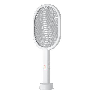 China 2021 SANITAIRE Newest Arrival USB Rechargeable Electric Mosquito Swatter 3 in 1 Mosquito Killer Lamp for sale