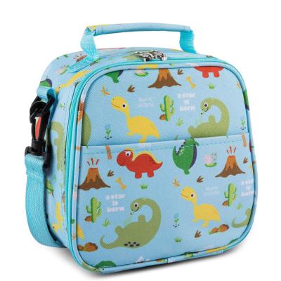 China Fashion School bags with lunch bag for kids insulated lunch box cooler bag for camping travel for sale