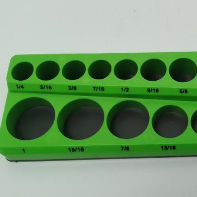 China Magnetic Plastic+ 3/8 in SAE Reader Socket Tray Magnetic HolderMagnetic Socket Tray for sale