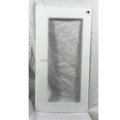 China Modern Low Temperature Printed Curved Tempered Glass For Drinking Station for sale