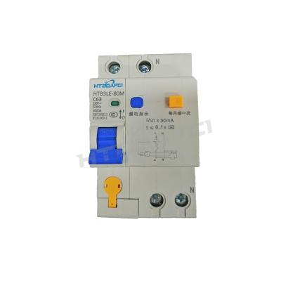 China Over load protect Chinese manufacturer sells professional miniature circuit breaker manufacturer HTB3LE-80-1P+N for sale