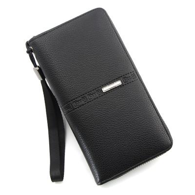 China Brand Vintage Men's PU Business Style Male Leather Wallet Waterproof Long Purses Male Clutch With Card Holders for sale