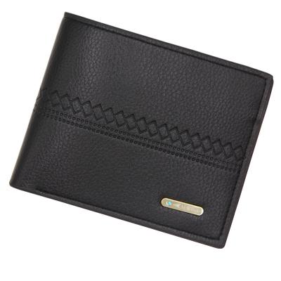 China Men's Slim Fashion Leisure Simple Style Waterproof Waterproof Shorts Leather Wallets for sale