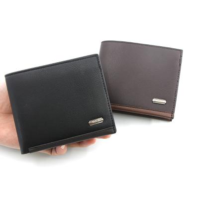 China Amazon waterproof hot selling PU mens leather customs leather wallets for men for sale