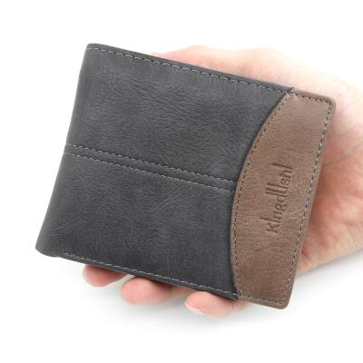 China New Arrival Promotion Waterproof Custom Classic Men's Fashion Good Quality Leather Money Card Wallet for sale