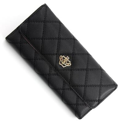 China Customized Ladies Promotion Models Waterproof Gift Women Long Wallets With Coin Holder for sale