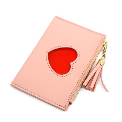 China Fashion Slim Minimalist PU Business Leather Wallet Front Pocket Credit Card Holder for sale