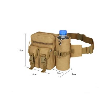 China Waterproof Outdoor Hiking Traveling Sport Running Kettle Pouch 800D Nylon Waterproof Waist Bag for sale