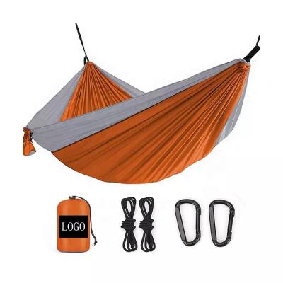 China Portable Ultralight Parachute Fabric Hammock Nylon Outdoor Camping Hammock for sale