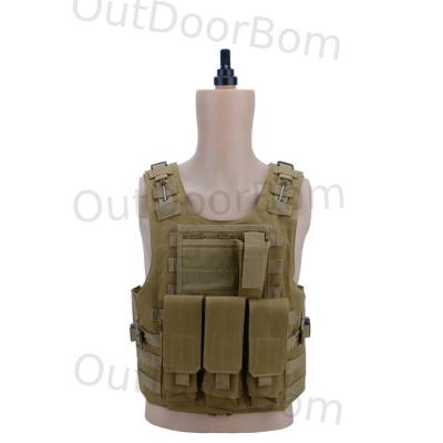 China Waterproof Quick Release Combat Vest Durable Multifunctional Training Outdoor Molle Tactical Vest for sale