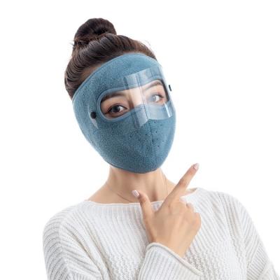 China Windproof Mask Ski Warm Thickened Mask Outdoor Recycling Forehead Protection Winter Face Mask Windproof Hearing Protection Mask for sale