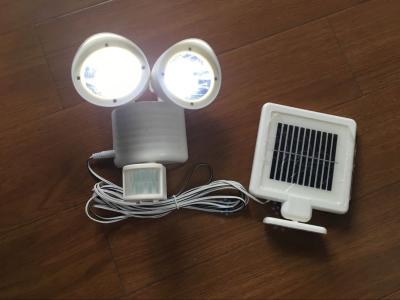 China 22 LED 110 Lumens Solar Security Sensor Light / Motion Sensor Outdoor Wall Light for sale