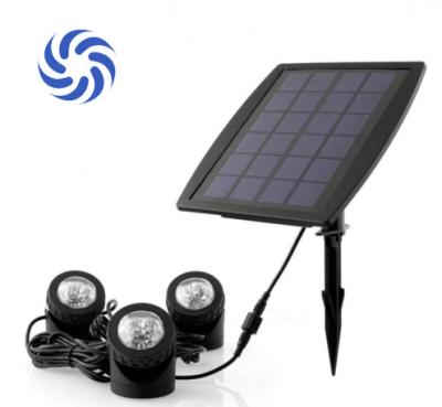 China 150 Lumens Super Bright Solar Powered Garden Spotlights 4500K - 5500K For Illumination for sale