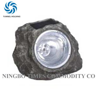 China Outside Resin Decorative Stone Solar Lights / Rock Shaped Solar Lights For Landscape for sale