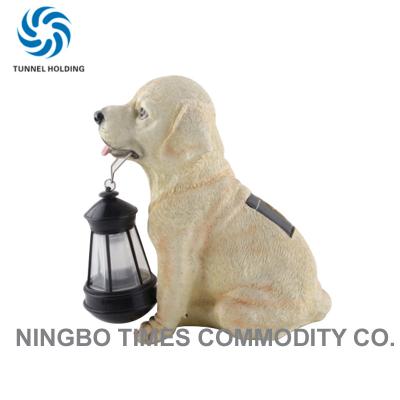 China Fashion Outdoor Solar Dog Lights , Animal Solar Lights For Garden Lighting for sale