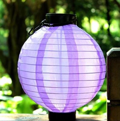 China 5 Lumens Solar fabric Lantern / Solar Powered Fabric Lanterns For Garden / Patio for sale