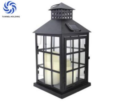 China Metal Frame Solar LED Lantern / Solar Hanging Lanterns Outdoor For Holiday for sale