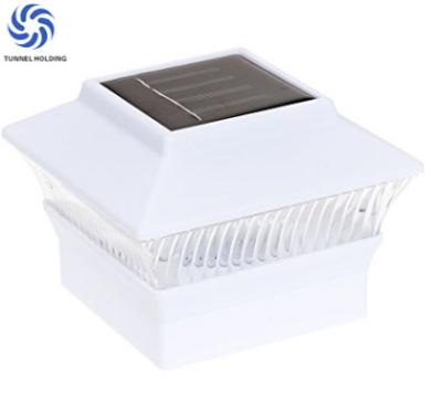 China Color blanco ahorro de energía solar ultra brillante de la lámpara de casquillo del poste de 5 LED para la yarda/césped en venta