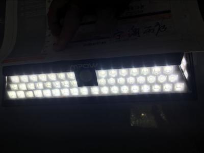 China 59 LED 1100 LMS Solar LED Motion Sensor Light Easy Installation For Outdoor Patio for sale