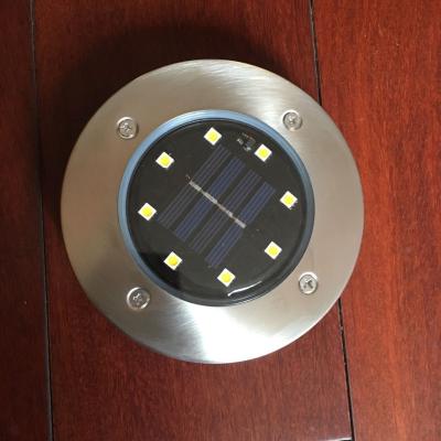 China Waterproof  LED Solar Floor Lights Solar LED Underground Lamps With Plastic Housing for sale