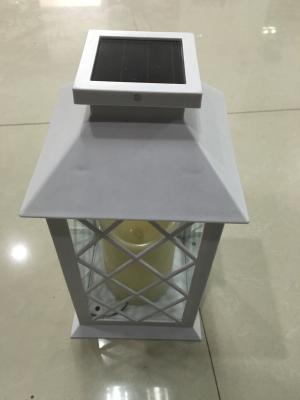 China Outdoor Solar Powered LED Candle Lamp Cool White 6000K - 6500K for sale