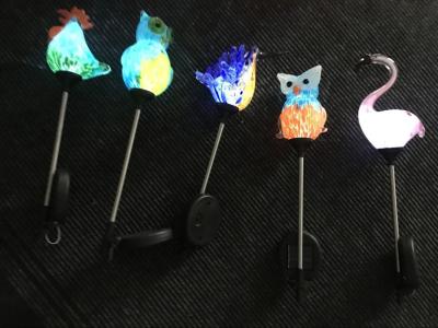 China 0.06W - 5W Owl Solar Stake Lamp Solar Glass Stake Owl 1.2 Lumen -  4 Lumens for sale