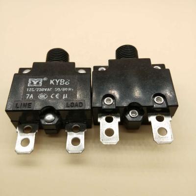 China DPDT Circuit Breaker Overload Protector Air Compressor Switches With Waterproof Cover for sale