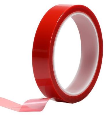 Китай Low Surface Energy PET Film Silicone Adhesive Tape 0.055mm Thickness 10mm - 500mm Width продается